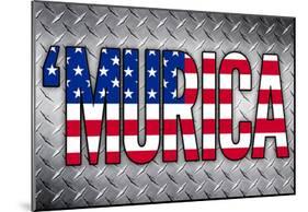 'Murica Patriotic Poster-null-Mounted Poster