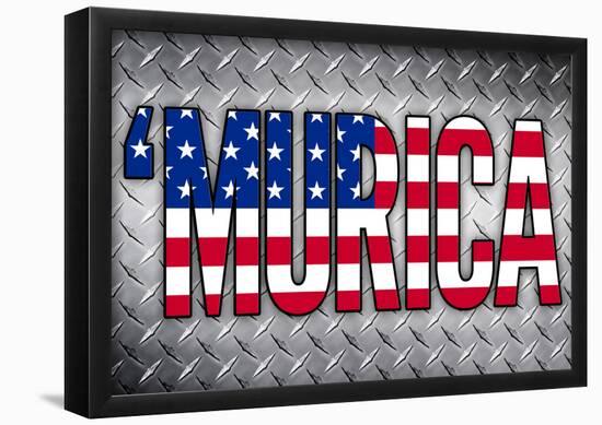 'Murica Patriotic Poster-null-Framed Poster