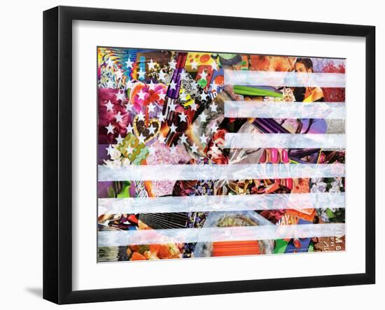 Murican Flag-Artpoptart-Framed Giclee Print