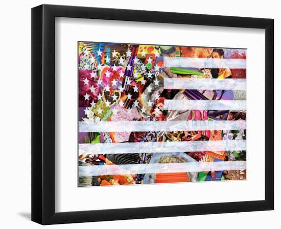 Murican Flag-Artpoptart-Framed Giclee Print