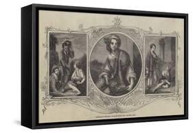 Murillo's Spanish Peasant Boys and Flower Girl-Bartolome Esteban Murillo-Framed Stretched Canvas