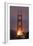 Murky Evening at the Golden Gate Bridge - San Francisco-Vincent James-Framed Photographic Print