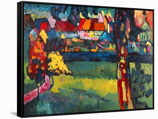Murnau, 1909-Wassily Kandinsky-Framed Stretched Canvas