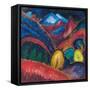 Murnau, 1910 (Oil on Card)-Alexej Von Jawlensky-Framed Stretched Canvas