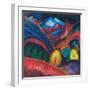 Murnau, 1910 (Oil on Card)-Alexej Von Jawlensky-Framed Giclee Print