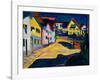 Murnau Burggrabenstrasse, 1908-Wassily Kandinsky-Framed Art Print