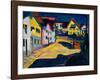 Murnau Burggrabenstrasse, 1908-Wassily Kandinsky-Framed Art Print
