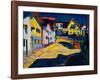 Murnau Burggrabenstrasse, 1908-Wassily Kandinsky-Framed Art Print