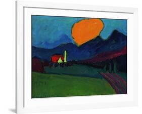 Murnau - Landscape Orange Cloud, c.1909-Alexej Von Jawlensky-Framed Giclee Print