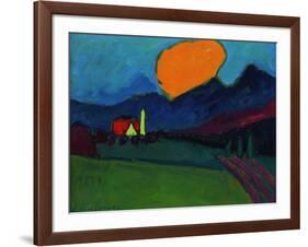 Murnau - Landscape Orange Cloud, c.1909-Alexej Von Jawlensky-Framed Giclee Print