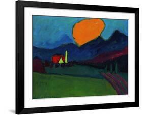 Murnau - Landscape Orange Cloud, c.1909-Alexej Von Jawlensky-Framed Giclee Print