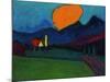 Murnau - Landscape Orange Cloud, c.1909-Alexej Von Jawlensky-Mounted Giclee Print