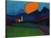 Murnau - Landscape Orange Cloud, c.1909-Alexej Von Jawlensky-Stretched Canvas