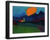 Murnau - Landscape Orange Cloud, c.1909-Alexej Von Jawlensky-Framed Giclee Print