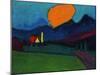Murnau - Landscape Orange Cloud, c.1909-Alexej Von Jawlensky-Mounted Giclee Print