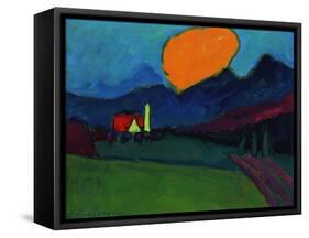 Murnau - Landscape Orange Cloud, c.1909-Alexej Von Jawlensky-Framed Stretched Canvas