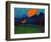 Murnau - Landscape Orange Cloud, c.1909-Alexej Von Jawlensky-Framed Giclee Print