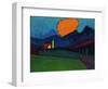 Murnau - Landscape Orange Cloud, c.1909-Alexej Von Jawlensky-Framed Giclee Print