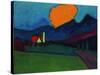 Murnau - Landscape Orange Cloud, c.1909-Alexej Von Jawlensky-Stretched Canvas