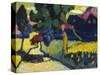 Murnau, Sommerlandschaft, 1909-null-Stretched Canvas