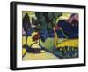 Murnau, Sommerlandschaft, 1909-null-Framed Giclee Print