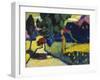 Murnau, Sommerlandschaft, 1909-null-Framed Giclee Print