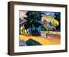 Murnau - Study for Landscape with Green House, 1908-null-Framed Giclee Print