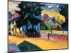 Murnau - Study for Landscape with Green House, 1908-null-Mounted Giclee Print