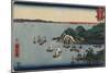 Muronotsu in Harima Province, July 1858-Utagawa Hiroshige-Mounted Giclee Print