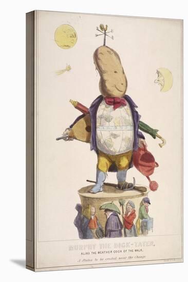 Murphy the Dick-Tater, Alias the Weather Cock of the Walk, 1837-Standidge & Co-Stretched Canvas