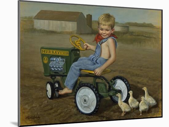 Murray Diesel Tractor-David Lindsley-Mounted Giclee Print