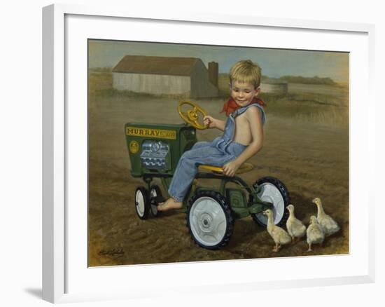 Murray Diesel Tractor-David Lindsley-Framed Giclee Print