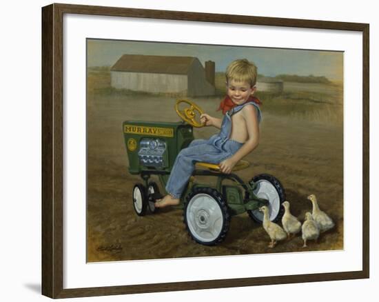 Murray Diesel Tractor-David Lindsley-Framed Giclee Print