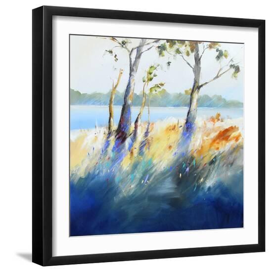 Murray River Bank-Craig Trewin Penny-Framed Art Print