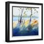 Murray River Bank-Craig Trewin Penny-Framed Art Print