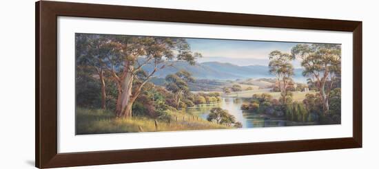 Murray Valley Autumn-John Bradley-Framed Giclee Print