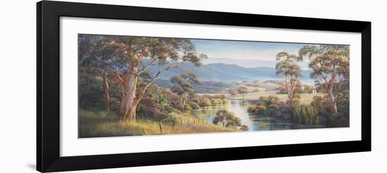 Murray Valley Autumn-John Bradley-Framed Giclee Print