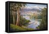 Murray Valley Campers-John Bradley-Framed Stretched Canvas