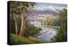 Murray Valley Campers-John Bradley-Stretched Canvas