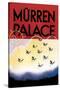 Murren Palace: Skiing at Sunset-Willy Trap-Stretched Canvas