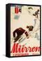 Murren, Switzerland - Inferno Races Promotional Poster-Lantern Press-Framed Stretched Canvas