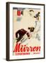 Murren, Switzerland - Inferno Races Promotional Poster-Lantern Press-Framed Art Print