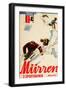 Murren, Switzerland - Inferno Races Promotional Poster-Lantern Press-Framed Art Print