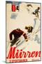Murren, Switzerland - Inferno Races Promotional Poster-Lantern Press-Mounted Art Print