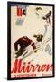 Murren, Switzerland - Inferno Races Promotional Poster-Lantern Press-Framed Art Print