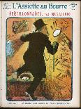 Alphonse Bertillon French Criminologist a Satire on His "System", Looking for Clues-Musacchio-Art Print