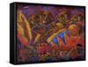 Musas Del Caribe-Oscar Ortiz-Framed Stretched Canvas