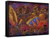 Musas Del Caribe-Oscar Ortiz-Framed Stretched Canvas