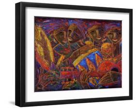 Musas Del Caribe-Oscar Ortiz-Framed Giclee Print