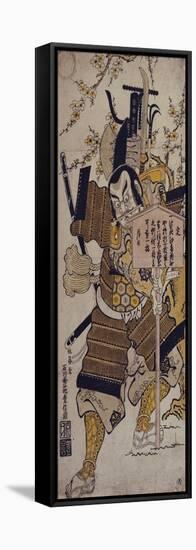 Musashi Benkei-Toyonobu-Framed Stretched Canvas